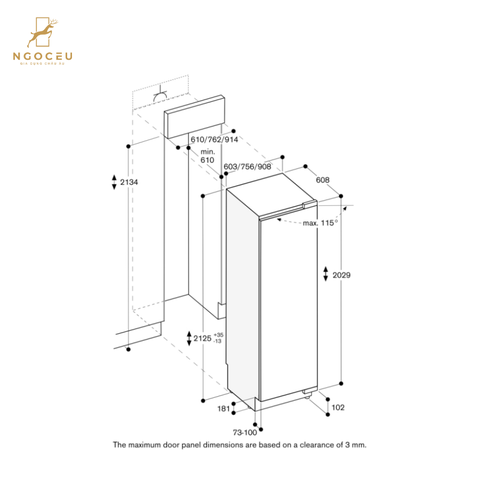 Tủ lạnh 356L - Gaggenau RC462904 - Serie 400