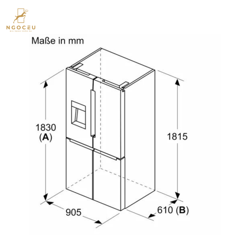 Tủ lạnh  574L Bosch KFI96AXEA - Serie 6