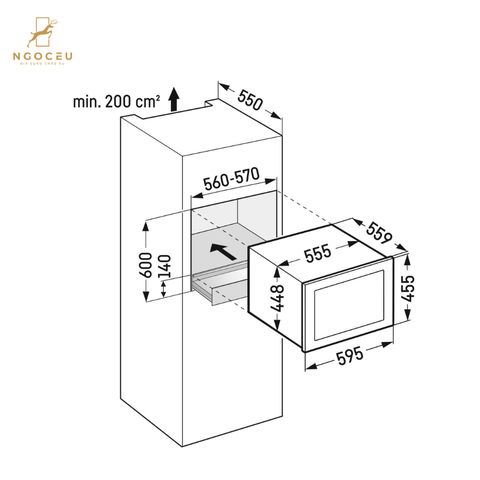 Tủ bảo quản rượu vang Liebherr WKEgb 582