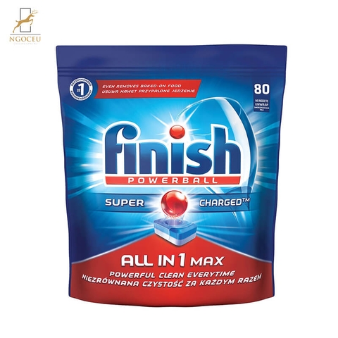 Viên rửa bát Finish All in 1 Max - 80 viên