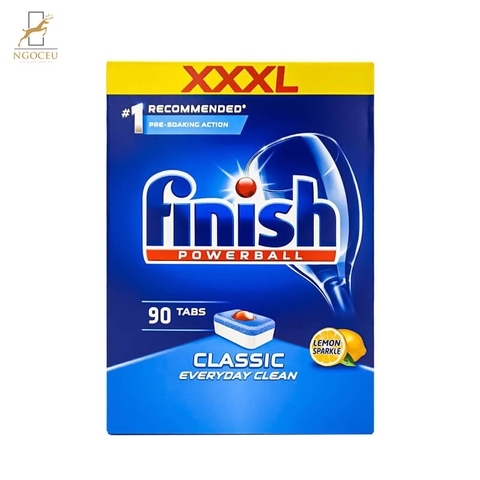 Viên rửa bát Finish Classic 90 viên - Hương Chanh
