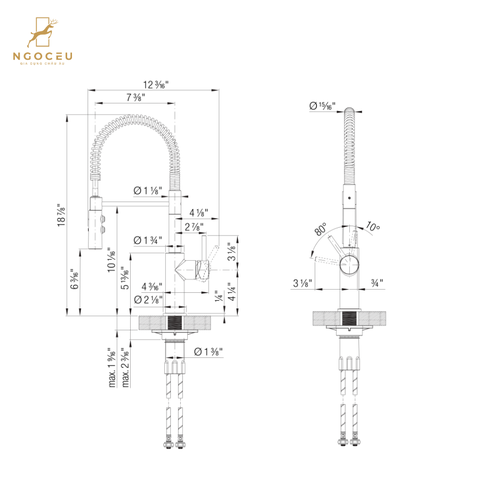 Vòi rửa bát Blanco Catris - 401918