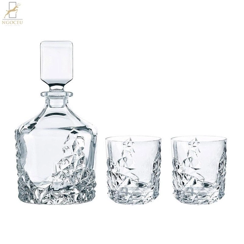Bộ bình đựng rượu pha lê Whiskey Nachtmann Sculpture 101984