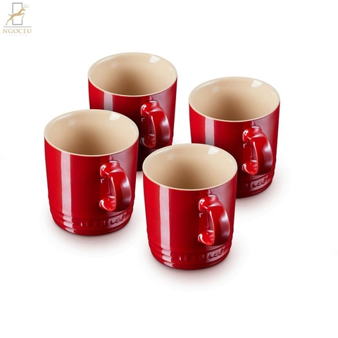 Bộ cốc gốm sứ 4 món Le Creuset Mugs – 350ml