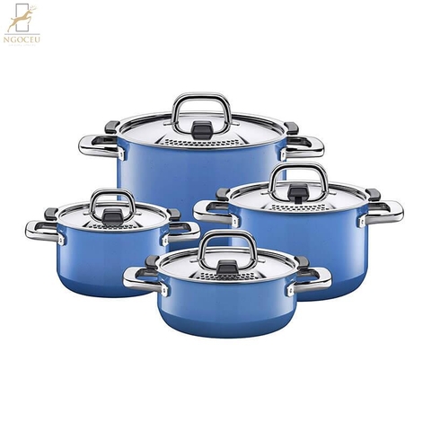 Bộ nồi 4 món Silit Silargan Nuture - Blue