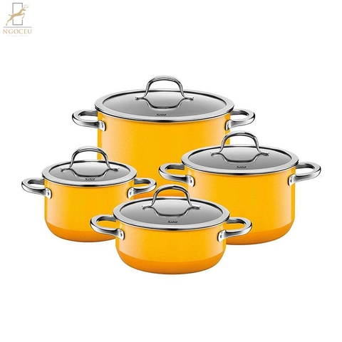 Bộ nồi 4 món Silit Silargan Passion – Màu vàng