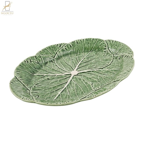 Bordallo – Cabbage – Đĩa oval – 37.5cm