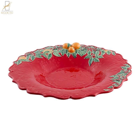 Bordallo – Christmas – Đĩa Hoa Quả – 42cm