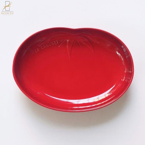 Đĩa Le Creuset hình quả cà chua – Màu Đỏ Cherry