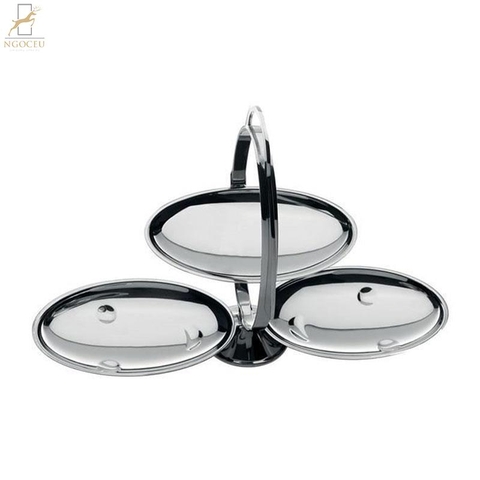 Khay đựng bánh 3 tầng hình tròn Alessi AM37