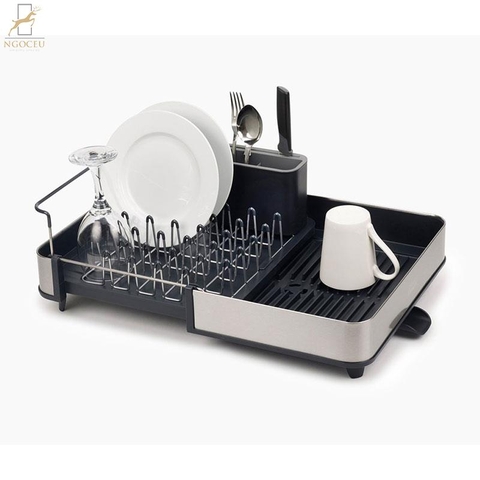 Khay đựng bát đĩa Joseph Joseph Extend Steel Dish Rack