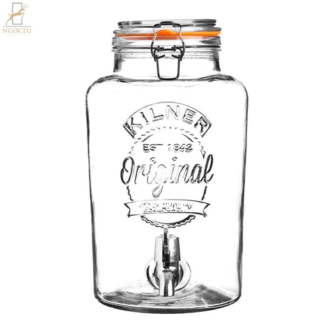 Bình nước thủy tinh Kilner Original – 8L