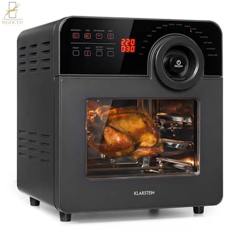 Nồi chiên không dầu cơ Klarstein Aero Vital Cube 14L – Màu Đen