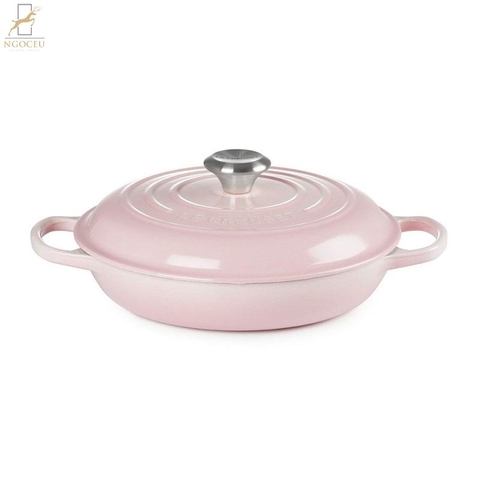 Nồi gang Le Creuset Gourmet Profitopf Evo 26cm – Shell Pink