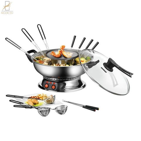 Nồi lẩu nướng Unold 48746 Asia 2in1