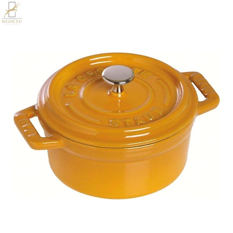 Staub - Nồi tròn màu vàng - 18cm