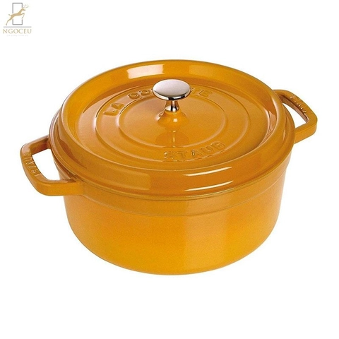 Staub - Nồi tròn màu vàng - 24cm