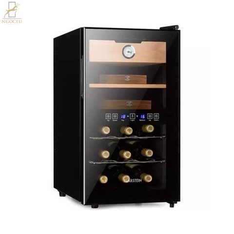 Tủ bảo quản Cigar và Rượu vang 2in1 Klarstein 48L