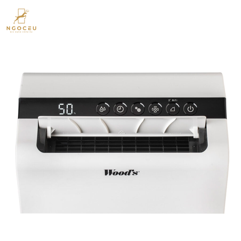 Máy hút ẩm kèm lọc không khí Wood’s WDD90 có kết nối Wifi - 60m2