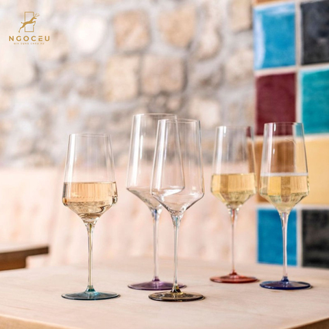 Ly rượu vang trắng pha lê Zwiesel Glas Ink 123415 407ml- Màu Tím