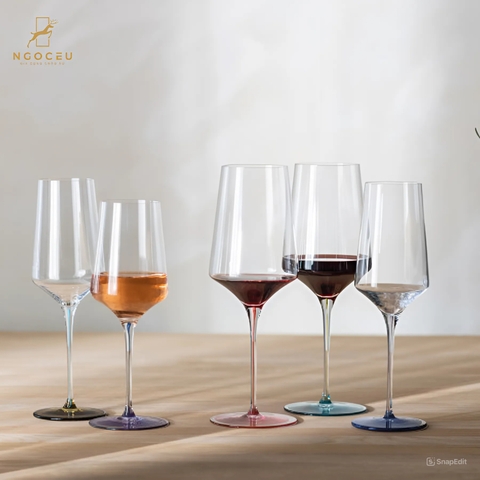 Ly rượu vang đỏ pha lê Zwiesel Glas Ink 123410 638ml - Màu Xanh ngọc lục bảo