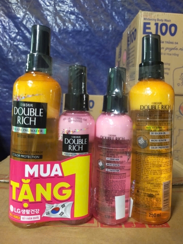 DOUBLE RICH NƯỚC DƯỠNG CHO TÓC NHUỘM Y19 (VÀNG) 250ML TẶNG CHAI 120ML X 20 BỘ