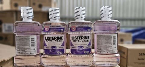Nước súc miệng Listerine Total Care Zero 250ml * 24 Chai / thùng