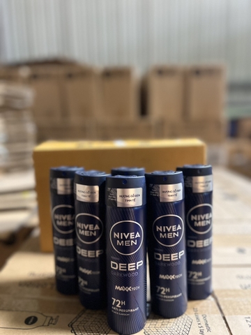 80027 Xịt ngăn mùi NIVEA MEN DEEP 150ML x 12 CHAI