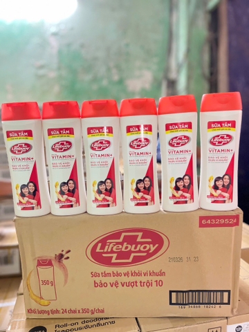 SỮA TẮM LIFEBUOY BẢO VỆ VƯỢT TRỘI 350G X 24 CHAI
