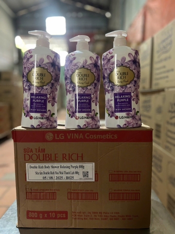 SỮA TẮM DOUBLE RICH HOA NHÀI THANH LỊCH 800G X 10 CHAI