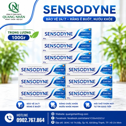 KEM ĐÁNH RĂNG SENSODYNE MAT LANH 100G x 72 ống