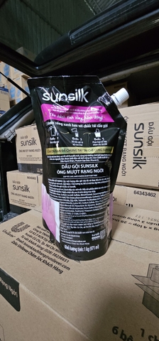 DẦU GỘI SUNSILK ÓNG MƯỢT RẠNG NGỜI 1.4KG + 1 TÚI DG OMRN 1KG) x 6 BỘ