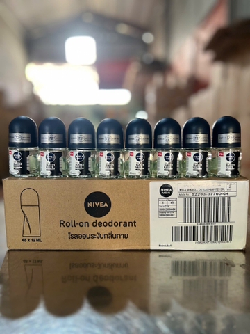 82293 Lăn ngăn mùi Nivea Men Roll On Black&white 12ml x 48 chai