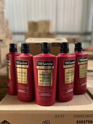DẦU GỘI TRESEMME Keratin Smooth 620g x 8 chai