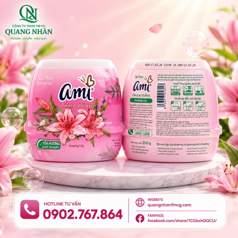 SÁP THƠM AMI LILY - NGỌT NGÀO 200GX24