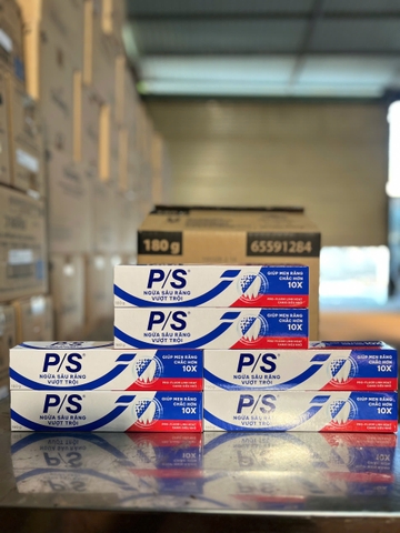 KEM ĐÁNH RĂNG P/S NGUA SAU RANG VUOT TROI 180G x 36 ỐNG