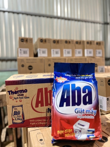 BỘT GIẶT ABA MATIC 2.9KG X 4 TÚI