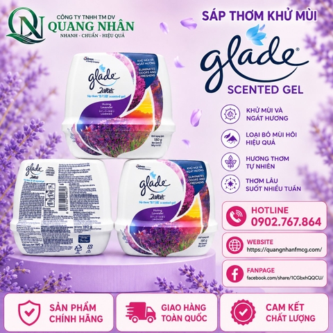 SÁP THƠM GLADE - H.HOA OAI HUONG 180G x 12 cục