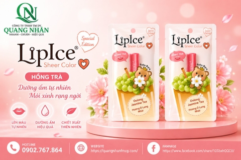 Son Dưỡng Môi LIPICE SHEER COLOR Q Trà Ô Long 2.4 G X 40 CÂY