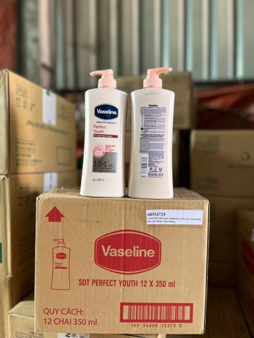 SỮA DƯỠNG THỂ VASELINE PERFECT YOUTH 350ML X 12 CHAI