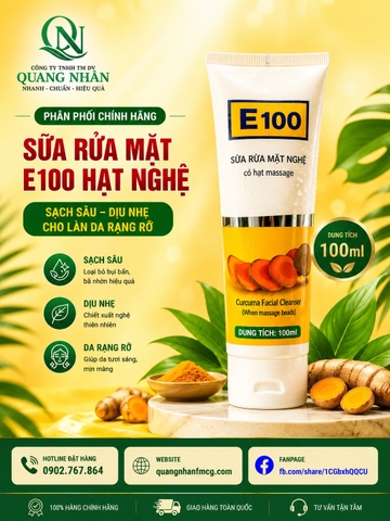 SỮA RỬA MẶT E100 NGỪA TRỊ MỤN 100G
