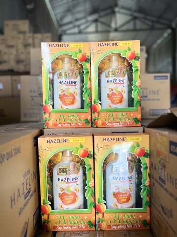 SỮA TẮM HAZELINE SỮA CHUA HƯƠNG ĐÀO 670G X 12 CHAI