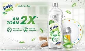 NƯỚC RỬA CHÉN SUNLIGHT NRC THIEN NHIEN MK&LHOI 750G x 15 chai
