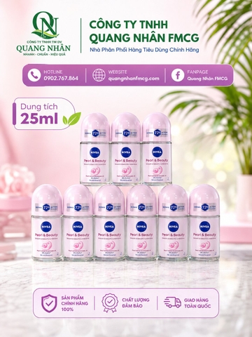 83734 LĂN NGĂN MÙI NỮ NIVEA NGOC TRAI 25ML x 30 CHAI