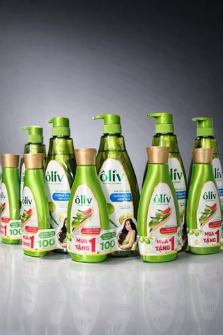 SỮA TẮM ÔLIV DƯỠNG ẨM MỀM MỊN 650ML+1 TÚI ST DASD 350ML) X 6 BỘ