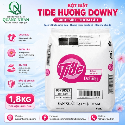 Tide Bột Giặt Downy 2.25kg x 5 gói