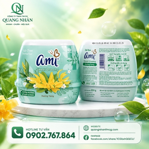 SÁP THƠM AMI YLANG - NỒNG NÀN 200G x 24 cục