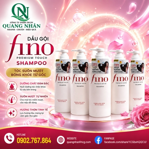 DẦU GỘI FINO PREMIUM TOUCH CONDITIONER 550ML x 9 chai