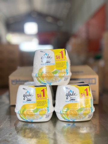 BỘ ĐÔI SÁP THƠM GLADE - HƯƠNG CHANH 180Gx2 / 6 pack