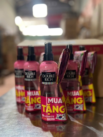 DOUBLE RICH NƯỚC DƯỠNG CHĂM SÓC TÓC KHÔ SƠ & HƯ TỔN Y19 (HỒNG) 250ML TẶNG X 20 BỘ